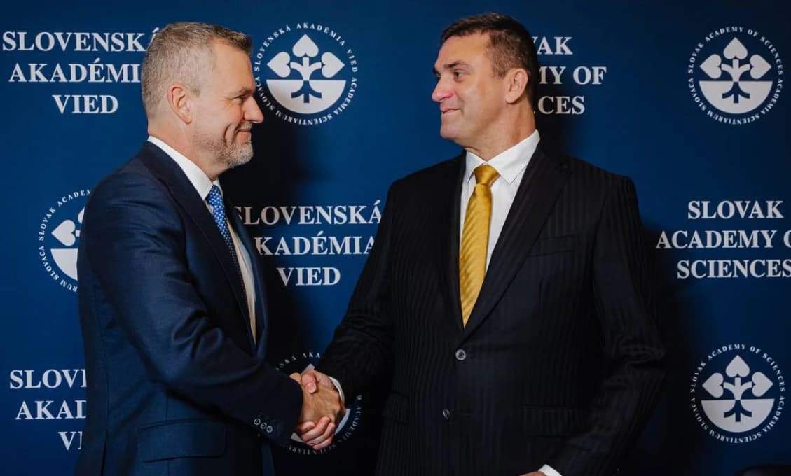 Prezident Pellegrini v SAV podporil koncept Vízie Slovenska 2040 bez politických vplyvov (VIDEO)