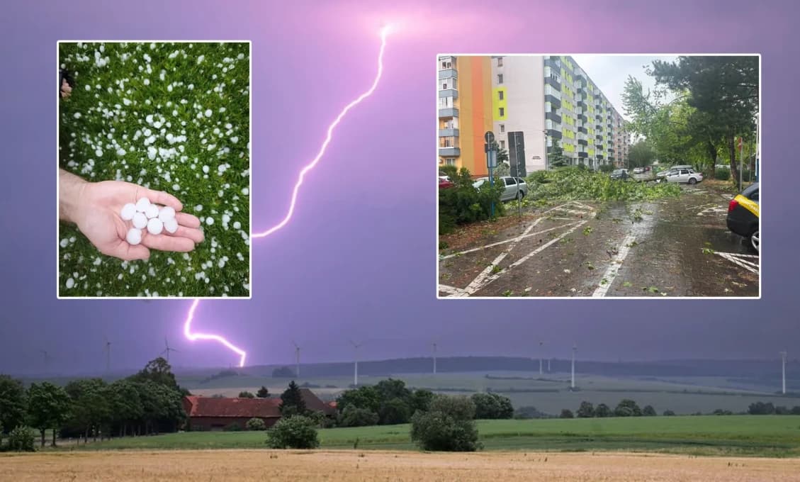 STOROČNÁ VODA A KRÚPY AKO VAJCIA: Búrky udreli aj na Slovensku, v Európe už zabíjali (VIDEO)