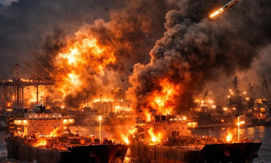 Ukrajina zaútočila na ropný terminál v Petrohrade, Rusko bombardovalo Sumy