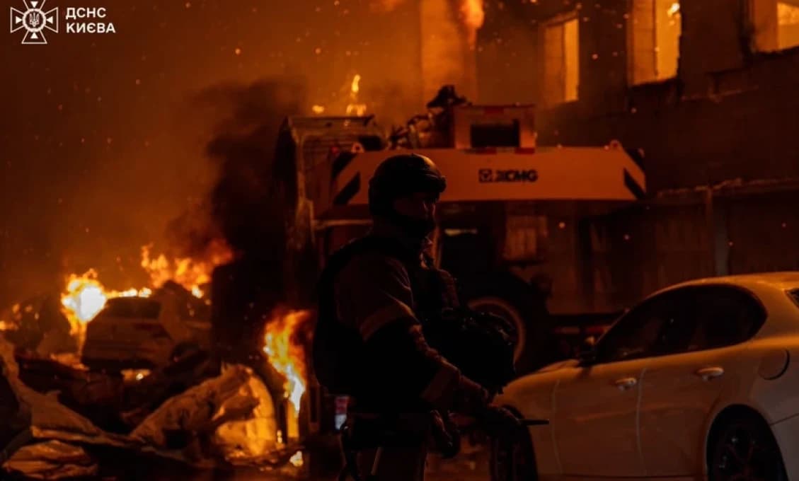 Ruské balistické rakety otriasli Kyjevom! Metropola v plameňoch, hlásia ranených
