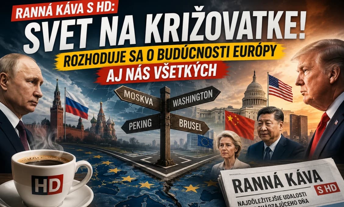 Ranná káva s HD: Svet na križovatke! Rozhoduje sa o budúcnosti Európy aj nás všetkých