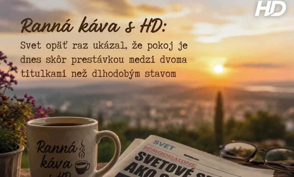 Ranná káva s HD: Desať udalostí, ktoré dnes stoja za pozornosť
