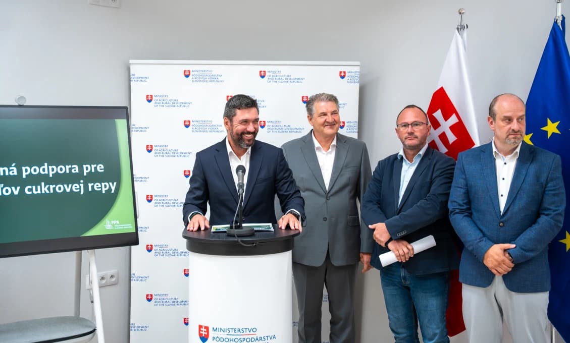 Rezort pôdohospodárstva vyčlenil na podporu pestovania cukrovej repy takmer 12,5 milióna eur