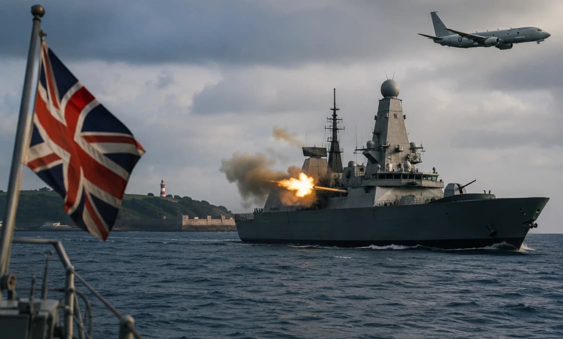 Prvý pracovný deň nového britského premiéra: Rusi strieľali 74 kilometrov od najväčšej základne Kráľovského námorníctva