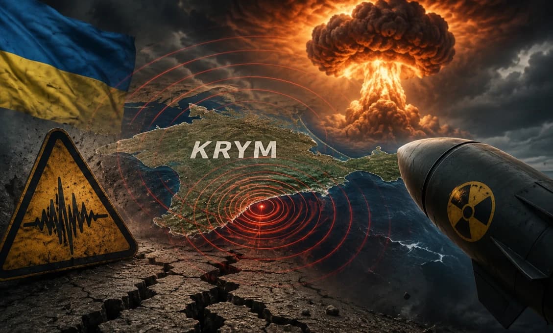 Ukrajina chce spôsobiť zemetrasenie na Kryme? Expert dokonca pomenoval metódu – to nie je žart