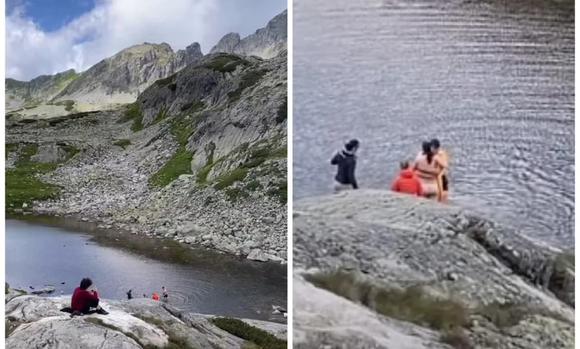 TURISTI OPÄŤ „PLESALI“! Po otužilkách a cyklistoch na ľade ďalší prešľap v Tatrách. Tento môže vyjsť draho! (VIDEO)