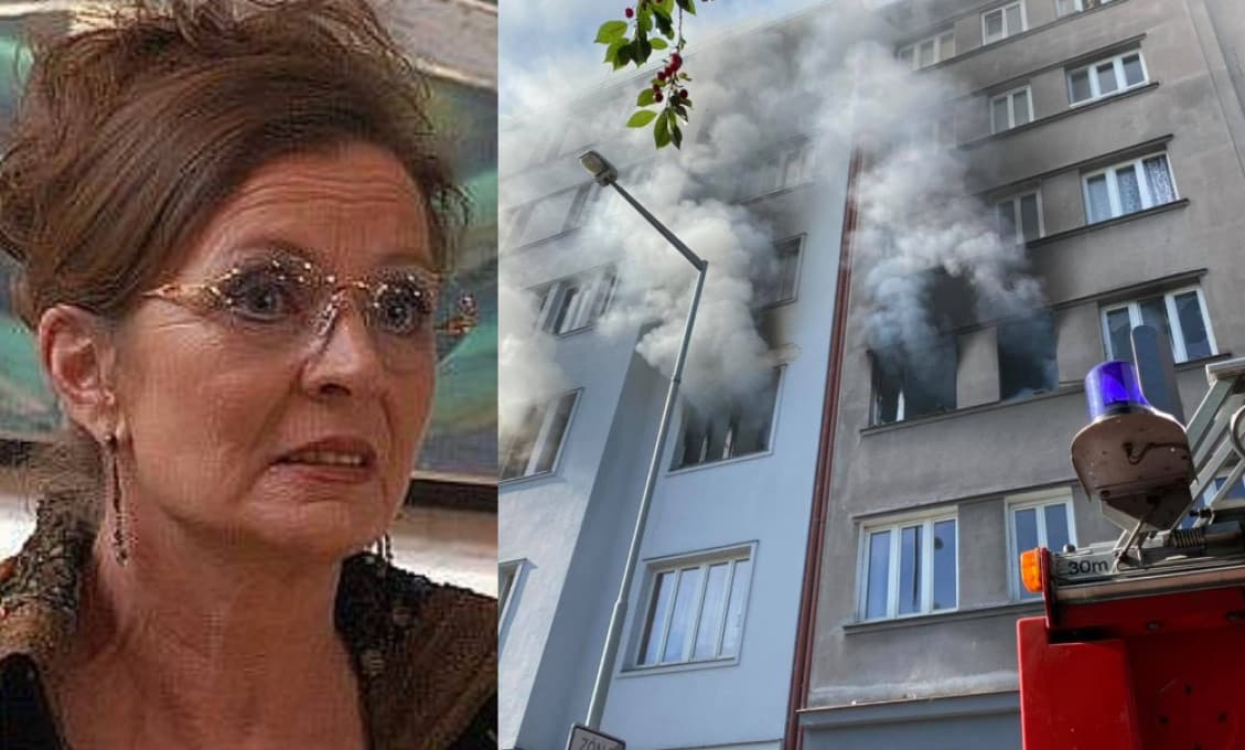 Mohutný výbuch v Prahe. Herečku Steimarovú utešovala Polívková (VIDEO)