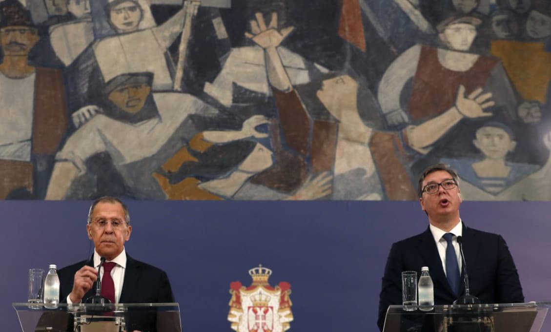 Srbský prezident Vučič informoval Lavrova o dohode s Kosovom