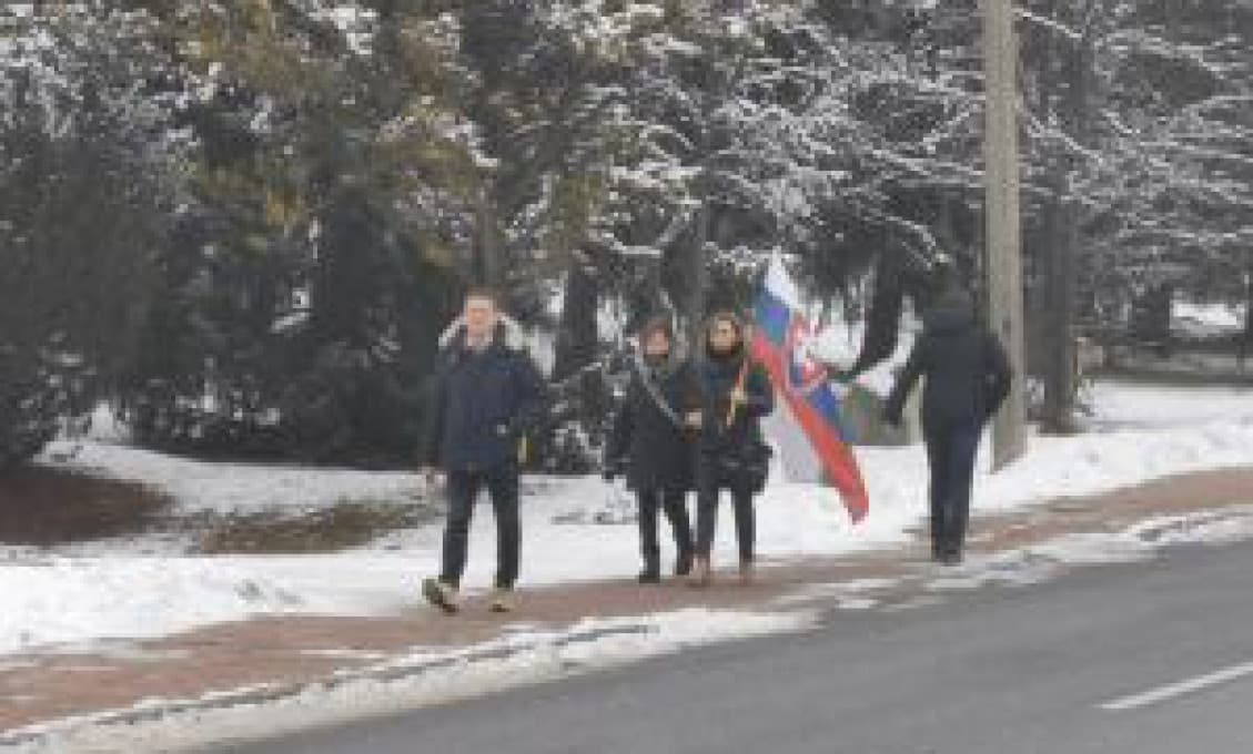 Pohreb generála Milana Lučanského, Štrba 8.januára 2021 MINÚTA PO MINÚTE 13:55