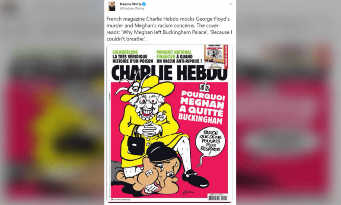 Charlie Hebdo si tentoraz zobral na mušku priamo kráľovnú