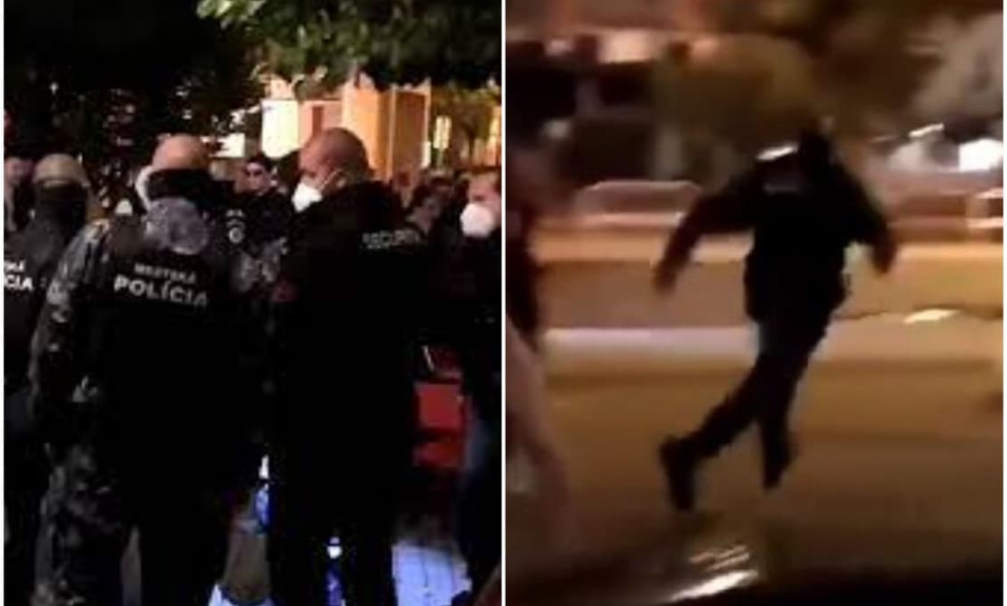 Útoky na policajtov sa stupňujú: Muž v Bratislave po nich vrhol kovovú konštrukciu a utiekol! VIDEO