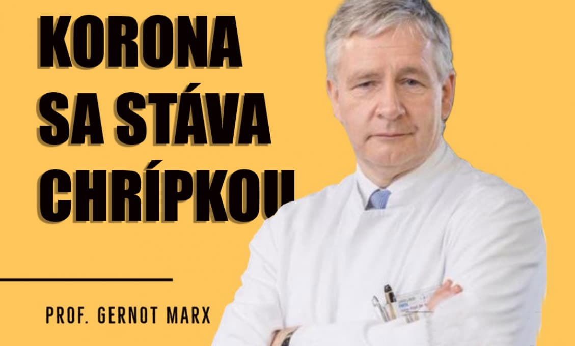 Nemecký odborník tvrdí: „Korona sa stáva normálnou chrípkou“ (Gernot Marx)