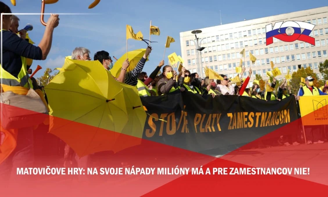 Odborári - Matovič zázračne nachádza peniaze vždy iba na svoje nápady, na nič iné nemá