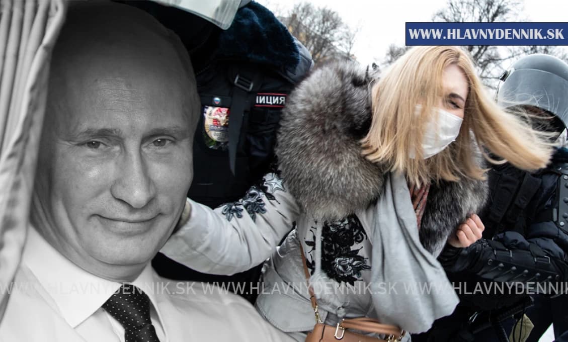 Ako Putinov režim potláča protivojnové protesty v Rusku