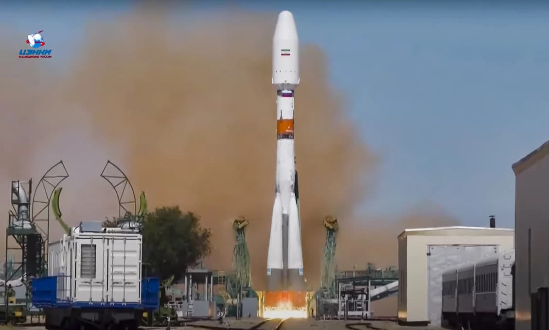 Ruská raketa vyniesla na orbitu iránsku prieskumnú družicu Chajjám