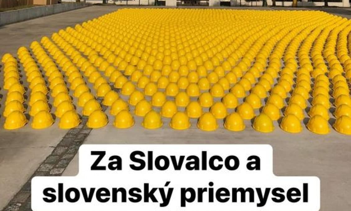 Slovalco protestuje pred úradom vlády: Vláda sa na nás vykašľala! Kto je na rade?