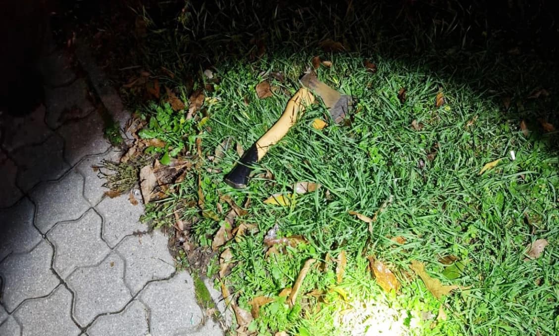 A zas útočník so sekerou! Tentoraz ho odzbrojila policajná fenka.
