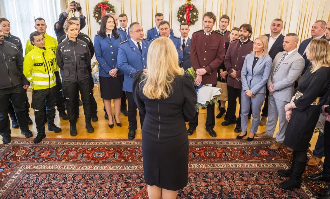 Prezidentka ocenila prácu bezpečnostných a záchranných zložiek