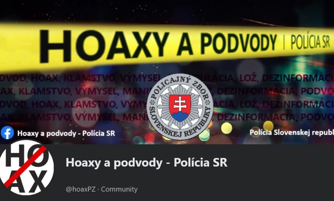 HOAX? Ministerstvo vnútra SR upozorňuje!