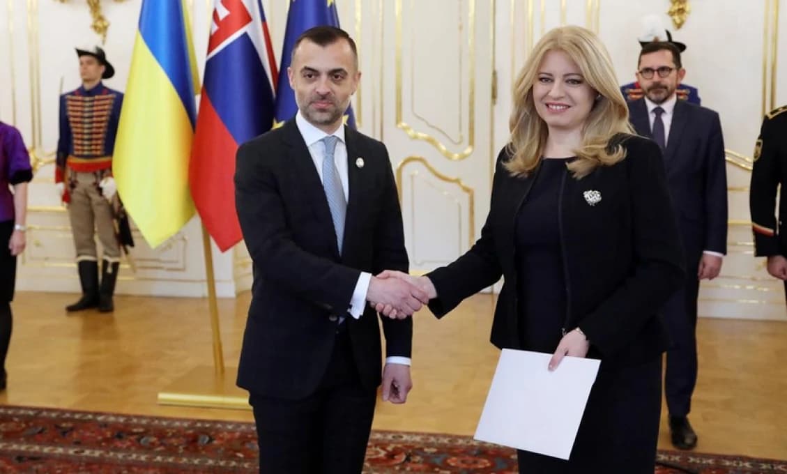 Prezidentka prijala poverovacie listiny nového veľvyslanca Ukrajiny