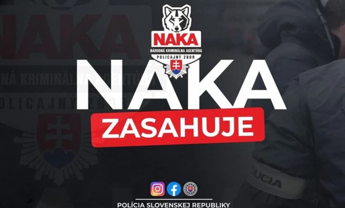 NAKA zadržala a obvinila osem osôb pre korupciu v rámci akcie Riči