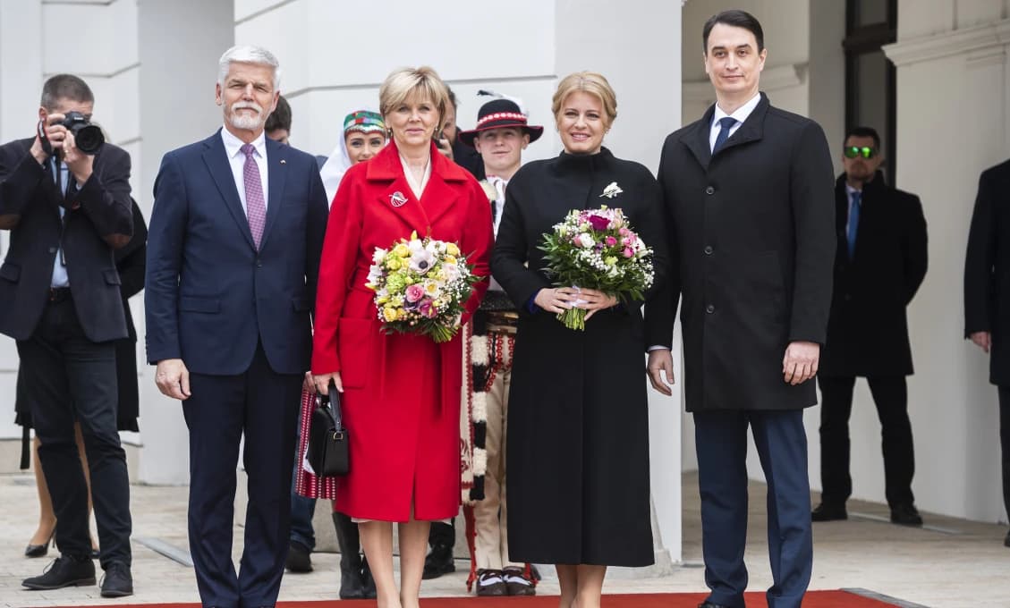 Prezidentka privítala na návšteve Slovenska nového českého prezidenta P. Pavla