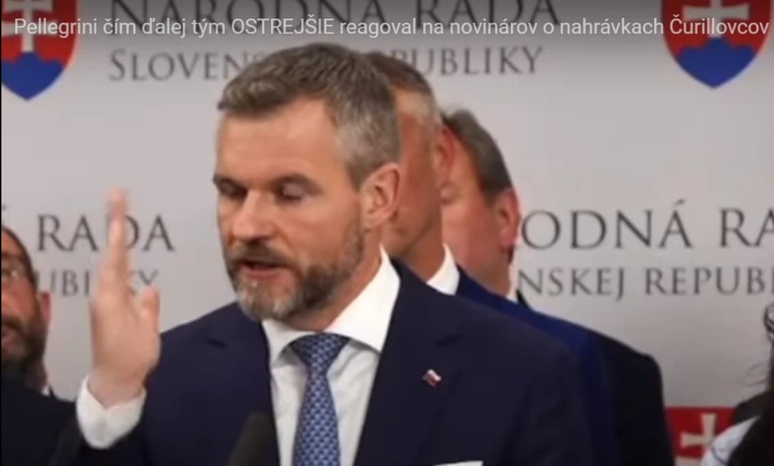 Vytočený Pellegrini novinárom: Robte si svoju robotu! (VIDEO)