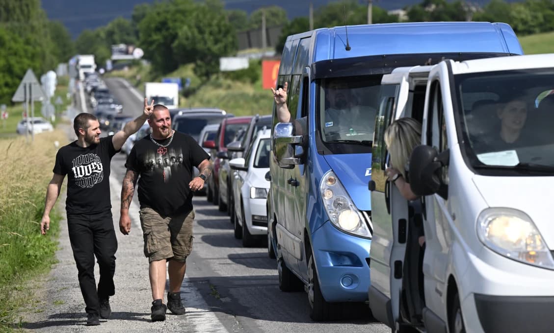 Na trenčianskom letisku čaká na Rammstein už viac ako 23.000 ľudí