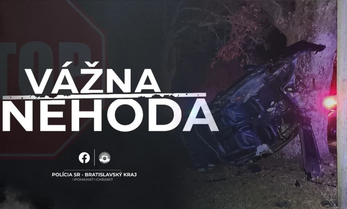AKTUÁLNE VÁŽNA NEHODA! Zrazili sa dve autá, CESTA je UZAVRETÁ! Zasahujú všetky zložky