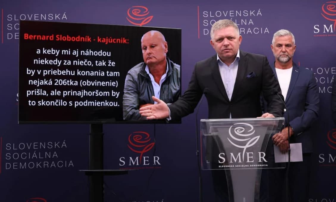 Bez servítky na titulke: „Odhalil špínu, Čaputová to kryje.“