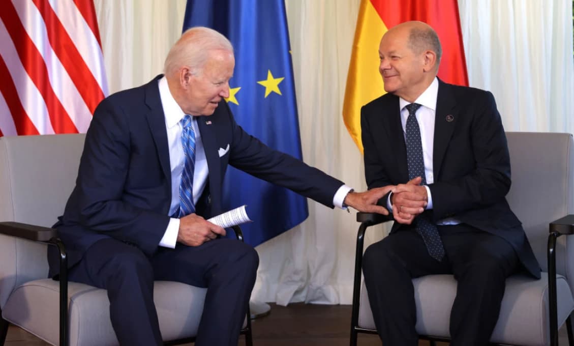 Scholz oznámil, že je pripravený podporovať Kyjev počas celého konfliktu na Ukrajine