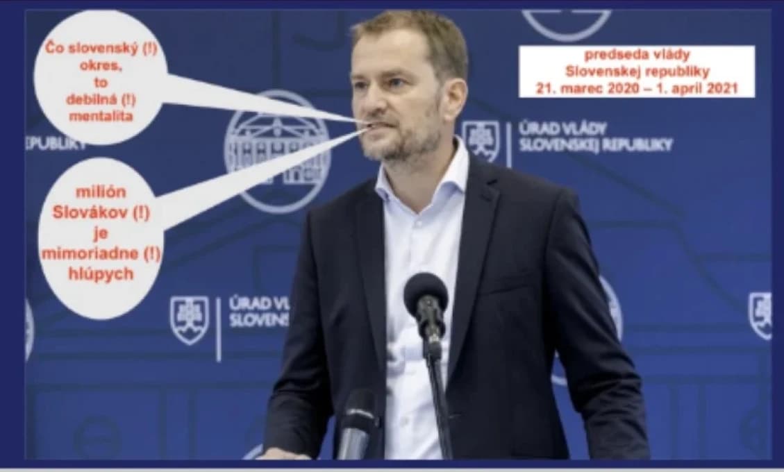 SLOVÁCI SÚ DEBILI, vybľakoval MATOVIČ… A Slováci podávajú trestné oznámenia