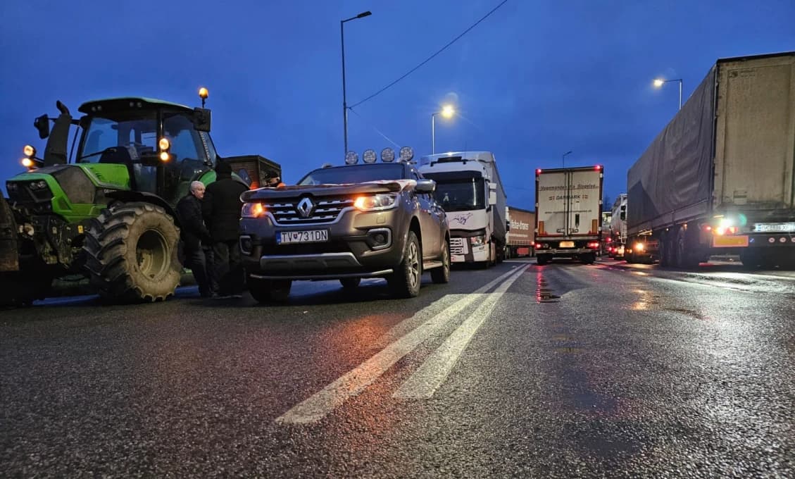 UNAS stále blokuje kamióny z Ukrajiny na hraničnom priechode Vyšné Nemecké