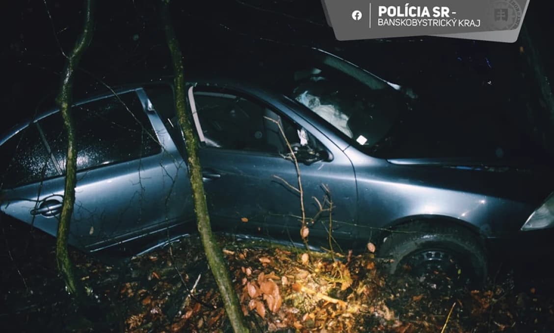 Pri dopravnej nehode v Poltárskom okrese sa ťažko zranil 36-ročný muž