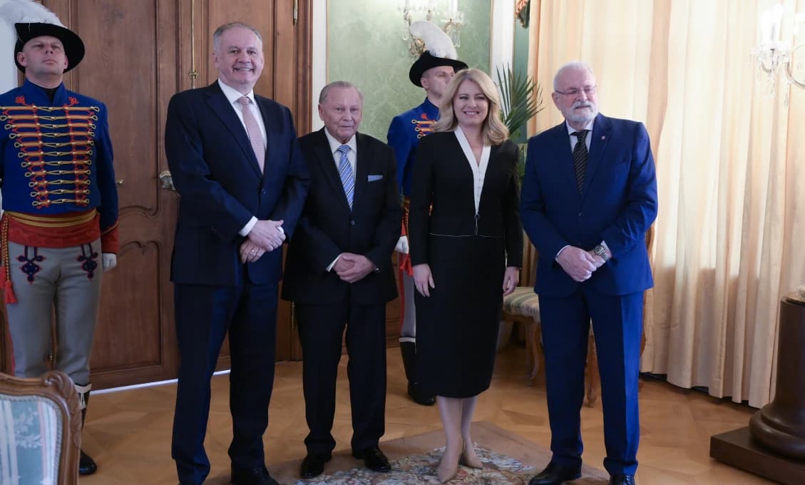 Prezidentka absolvovala tradičný obed s bývalými hlavami štátu