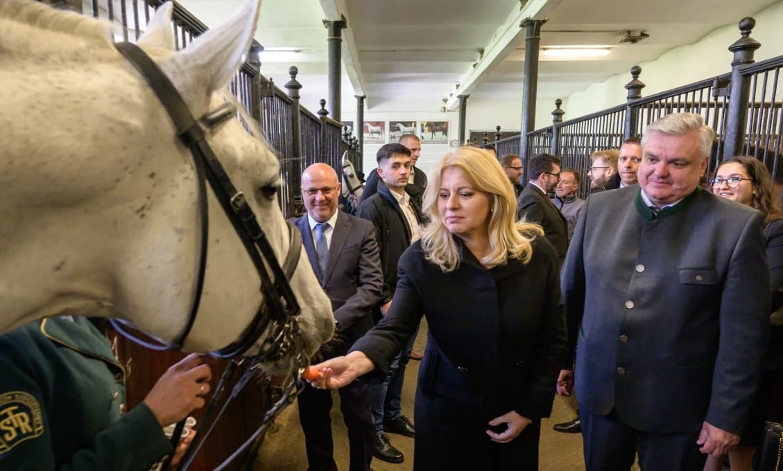 Prezidentka sa rozlúčila s Nitrianskym krajom symbolicky na zámku