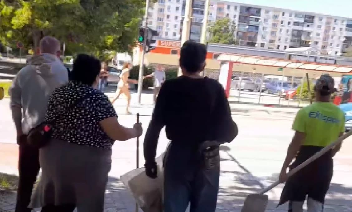 Šokujúci pohľad v Prešove! Nahá žena sa vrhala na idúce autá (VIDEO)