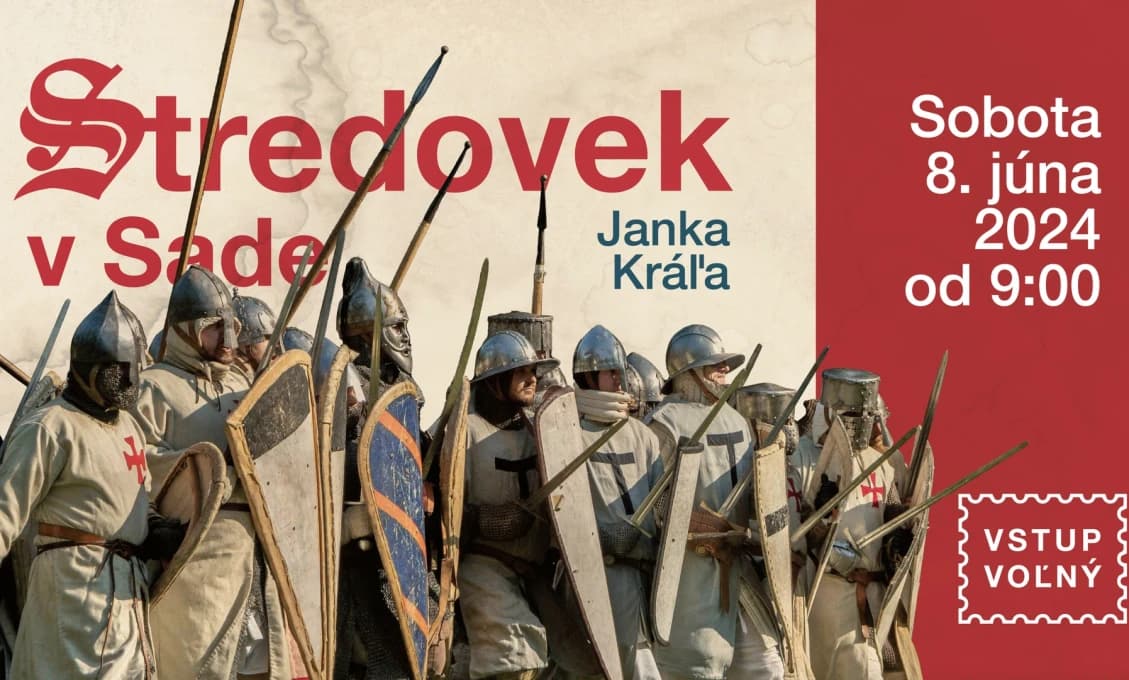 V Sade Janka Kráľa si budú môcť ľudia vychutnať atmosféru stredoveku