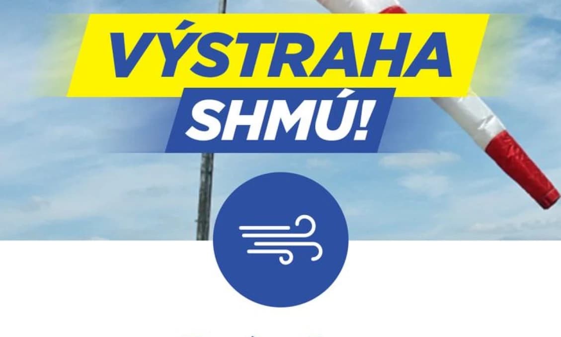 VÝSTRAHA SHMÚ: V Nitrianskom a Košickom kraji sa môže vyskytnúť SILNÝ nárazový VIETOR