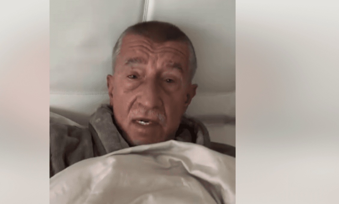 Trikrát očkovaný Andrej Babiš dostal silný covid (VIDEO)