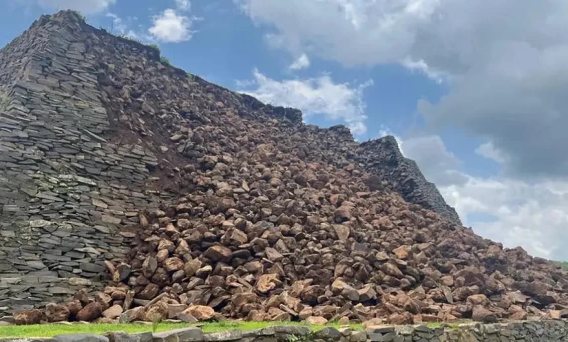 "Zlé znamenie": Staroveká pyramída v Mexiku sa zmenila na hromadu trosiek