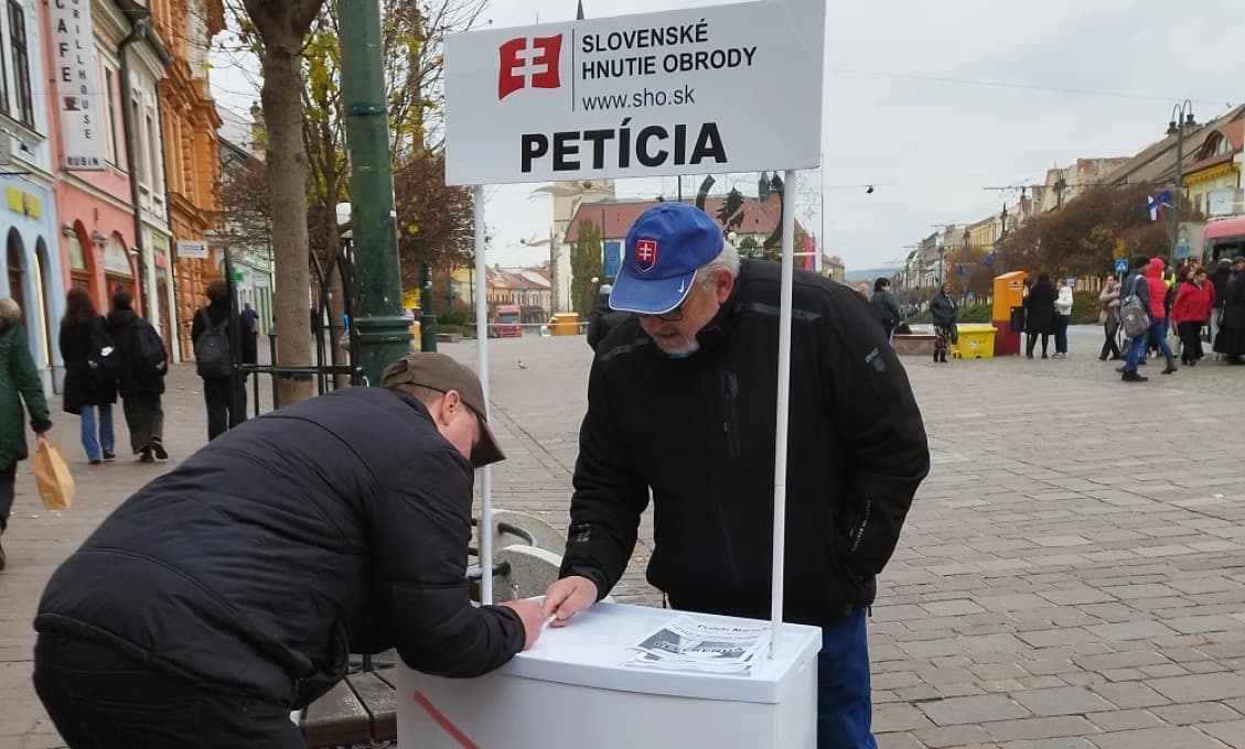 SHO: Pod petíciu za vyhlásenie referenda sa podpísalo už viac ako 120-tisíc občanov