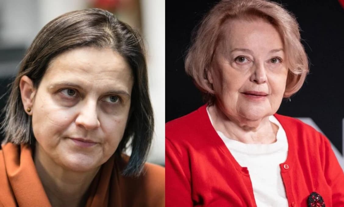 Ale dokázala si to, Mária! A druhou je Magda Vášáryová...