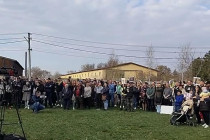Protest v Lúči na Ostrove