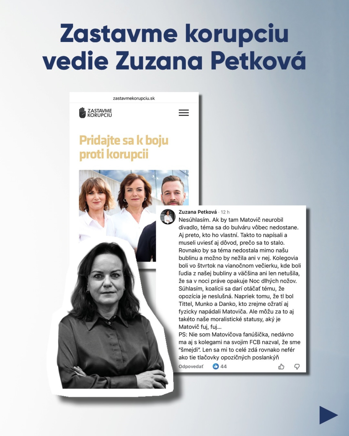 Prepojenia v Zastavme korupciu