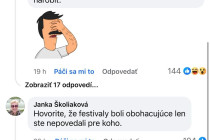 Reakcie na vyjadrenia herečky