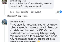 Reakcie na vyjadrenia herečky