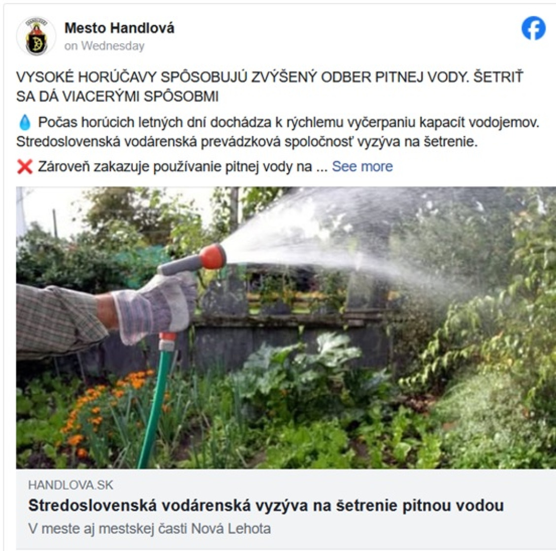 Mesto Handlová v problémoch