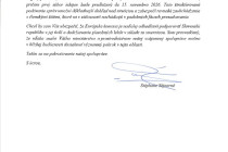 List, ktorý adresoval ministrovi zdravotníctva Kamilovi Šaškovi výkonný podpredseda Európskej komisie pre prosperitu a priemyselnú stratégiu Stéphane Séjourné.