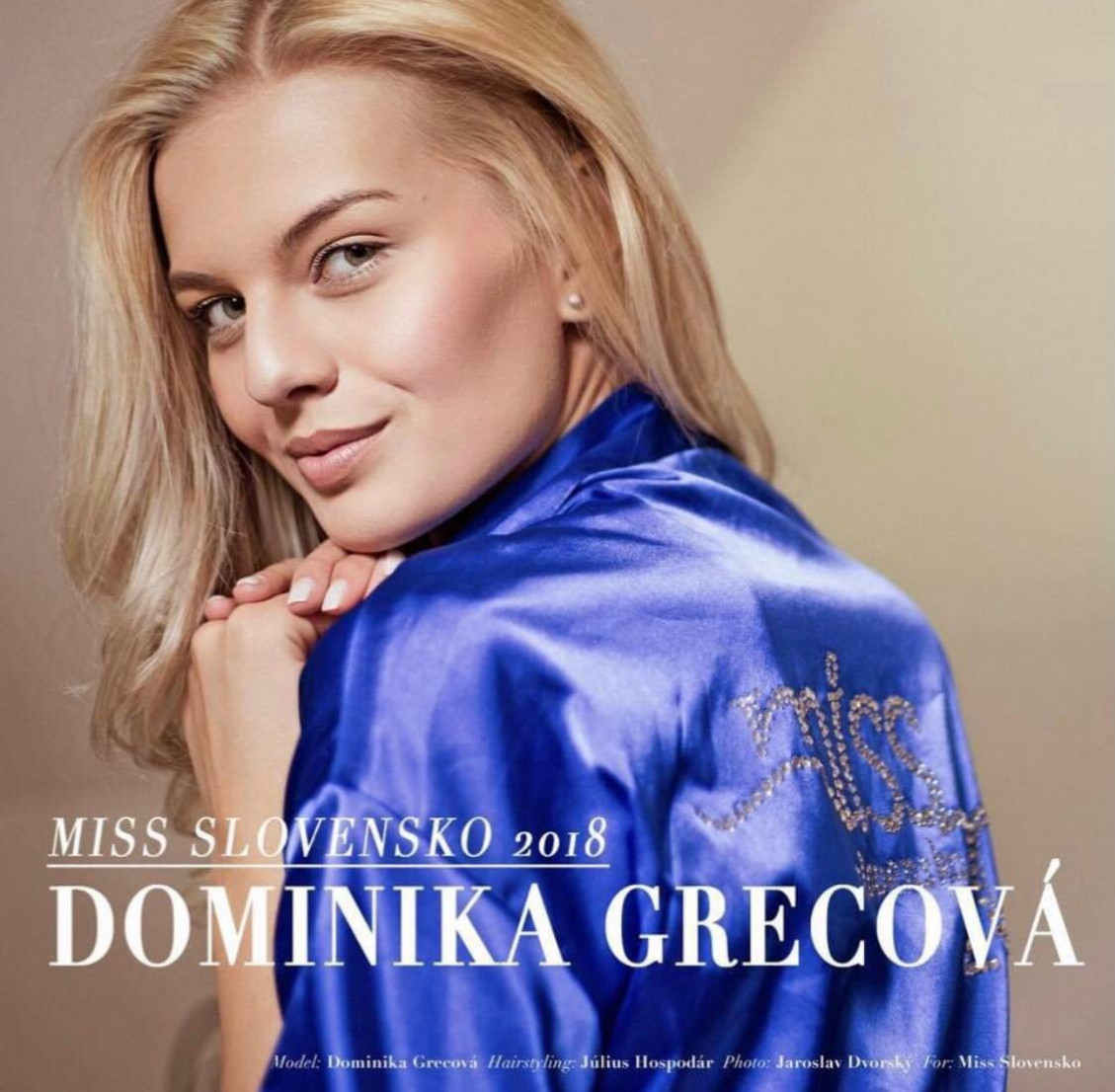 Miss leta 2017 Dominika Grecová